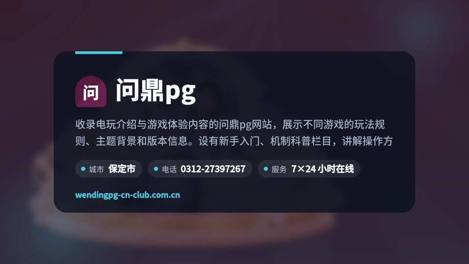 问鼎pg概况